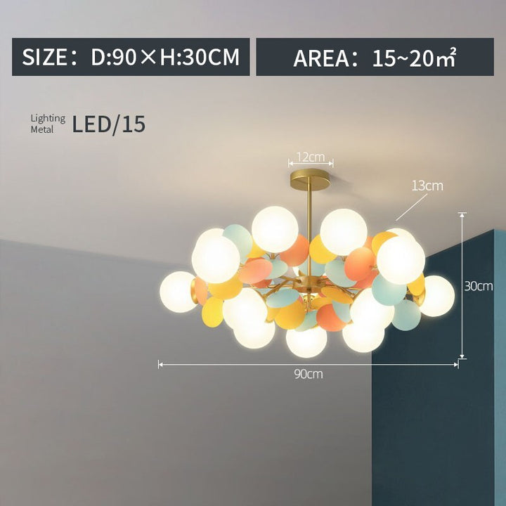 Arisha Fleur - Lustre Plafond Acrylique