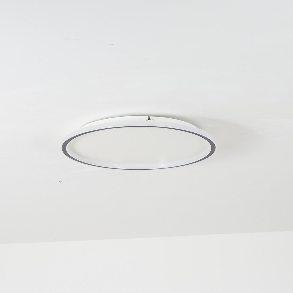 Arisha Cercle Vide - Plafonnier Rond Blanc