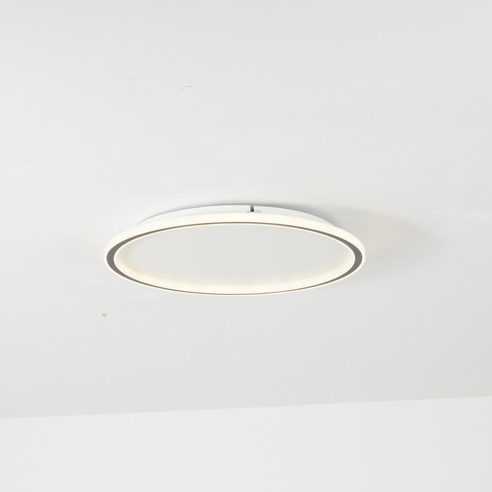 Arisha Cercle Vide - Plafonnier Rond Blanc