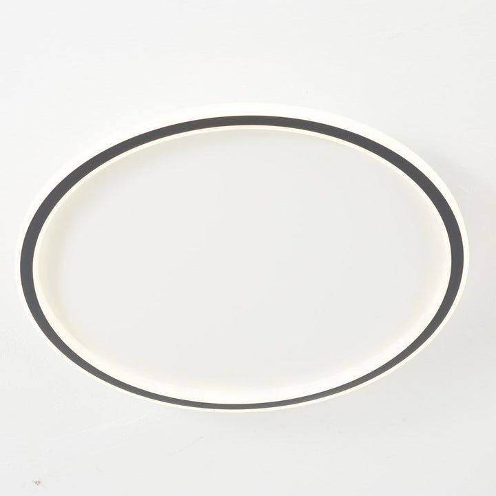 Arisha Cercle Vide - Plafonnier Rond Blanc