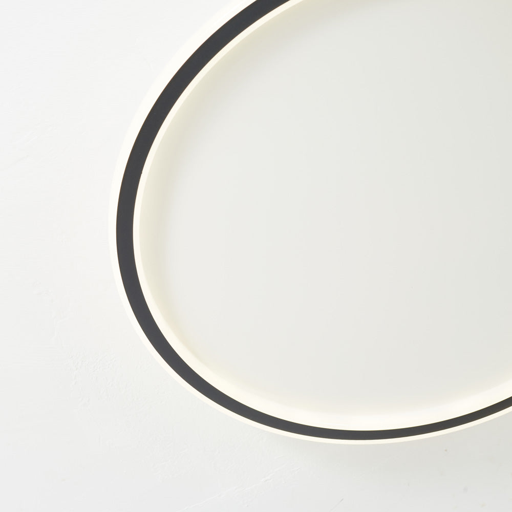 Arisha Cercle Vide - Plafonnier Rond Blanc