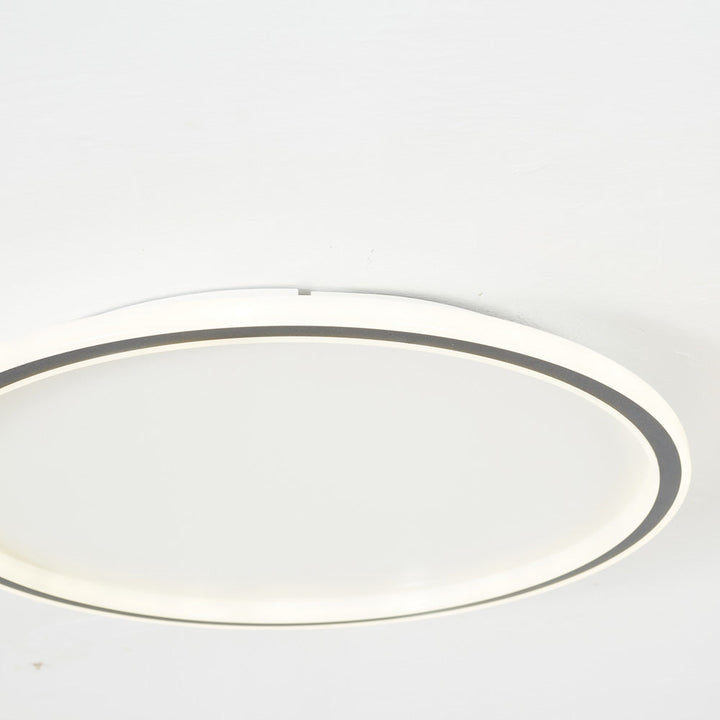 Arisha Cercle Vide - Plafonnier Rond Blanc