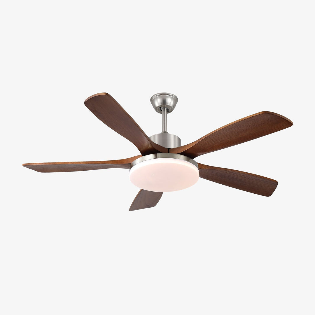 Plafonnier Ventilateur Orvian Moderne en Bois