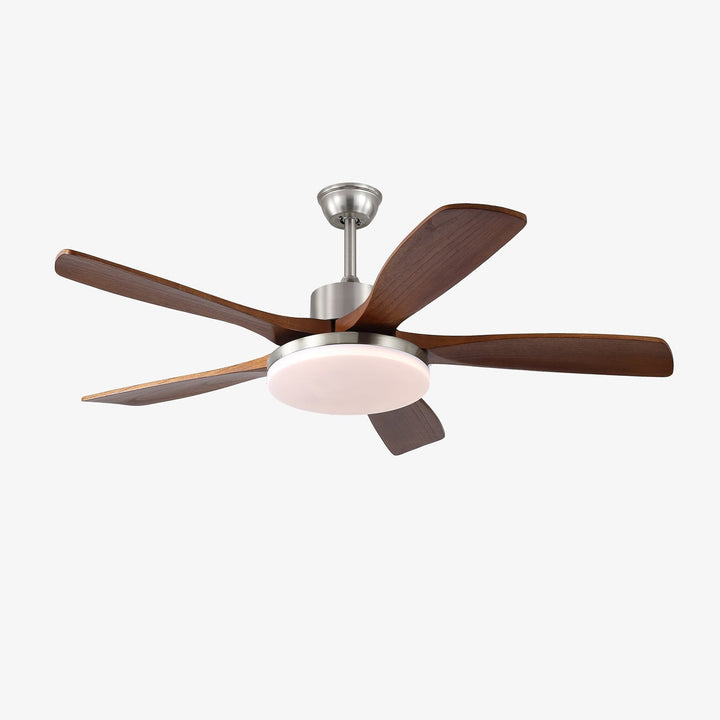 Plafonnier Ventilateur Orvian Moderne en Bois