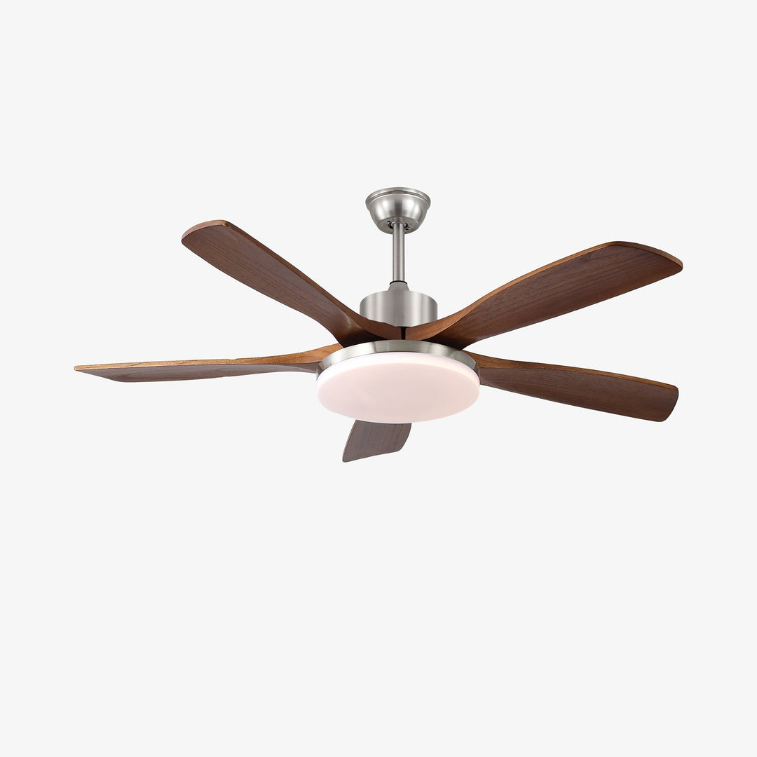Plafonnier Ventilateur Orvian Moderne en Bois