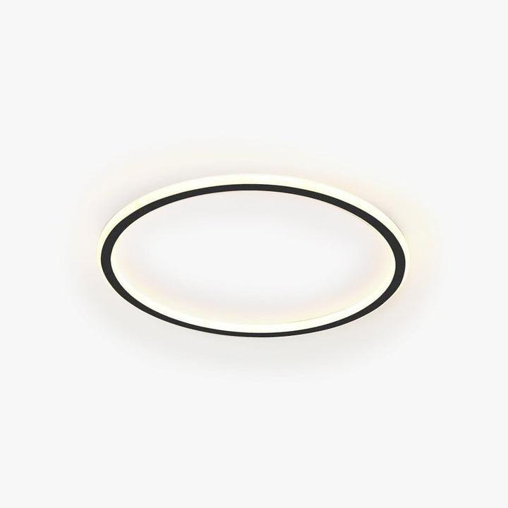 Arisha Cercle Vide - Plafonnier Rond Blanc