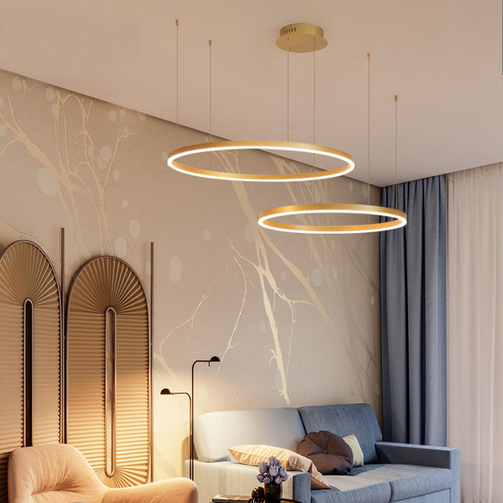 Arisha Cercle - Suspension Anneaux Métal