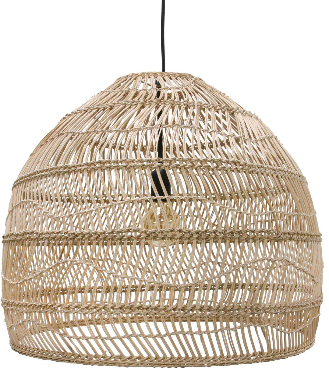 Suspension en osier naturel 60 cm Wicker Ball - HKliving