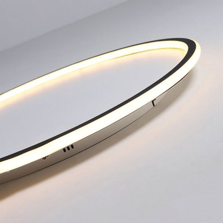 Arisha Cercle Vide - Plafonnier Rond Blanc