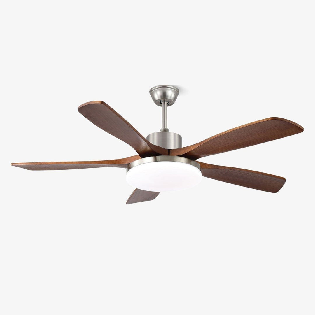 Plafonnier Ventilateur Orvian Moderne en Bois