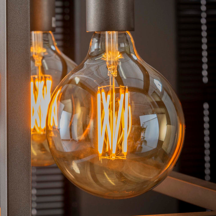 Ampoule LED Filament Ronde Ø12,5 - Verre Ambré