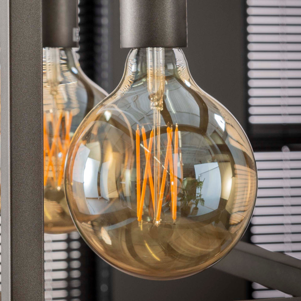 Ampoule LED Filament Ronde Ø12,5 - Verre Ambré