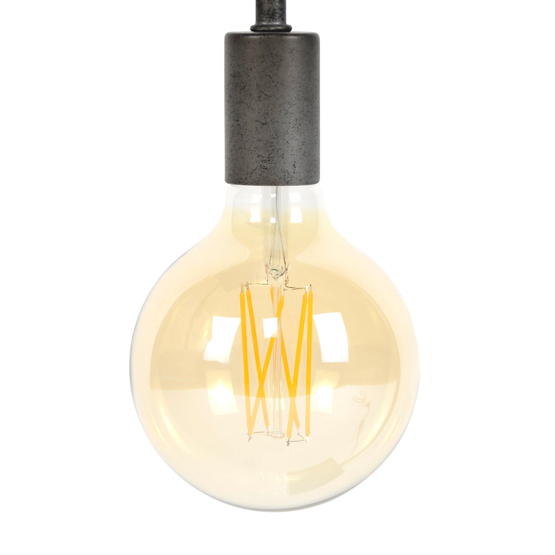Ampoule LED Filament Ronde Ø12,5 - Verre Ambré