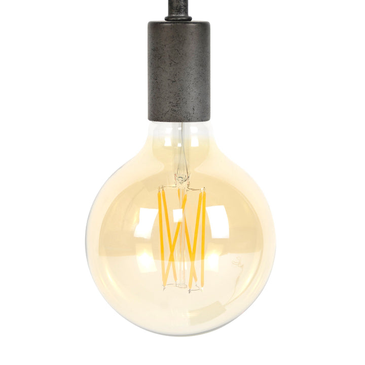 Ampoule LED Filament Ronde Ø12,5 - Verre Ambré