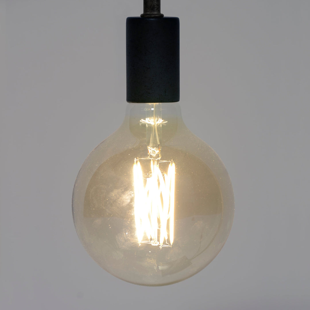 Ampoule LED Filament Ronde Ø12,5 - Verre Ambré