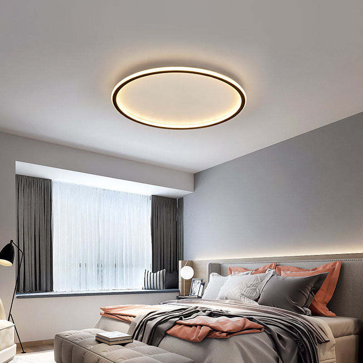 Arisha Cercle Vide - Plafonnier Rond Blanc