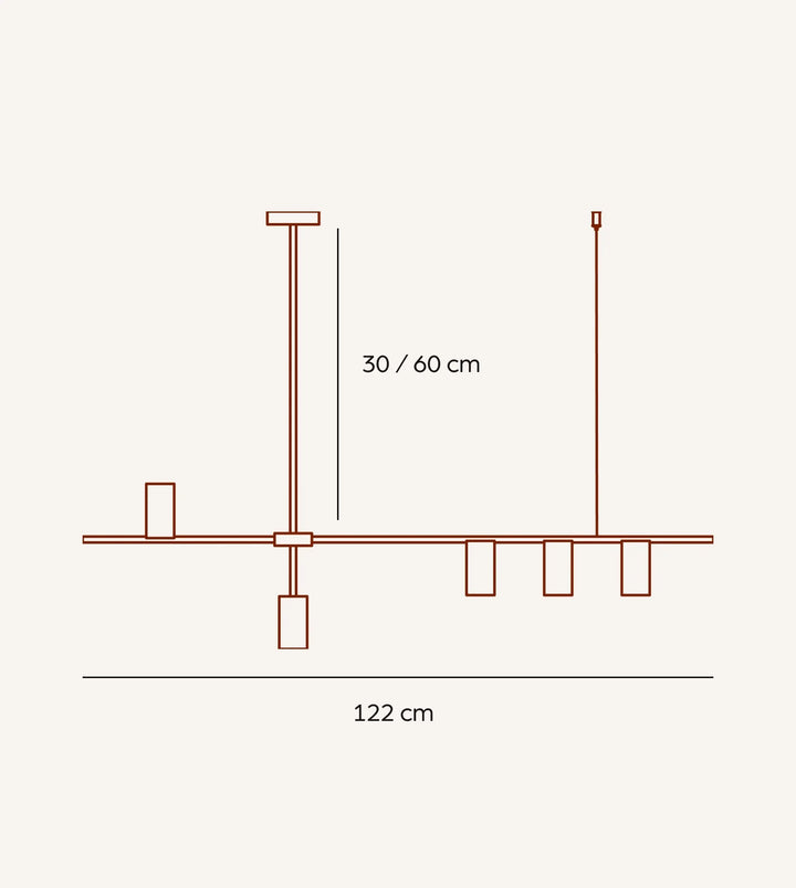 AJAX — Plafonnier design en aluminium