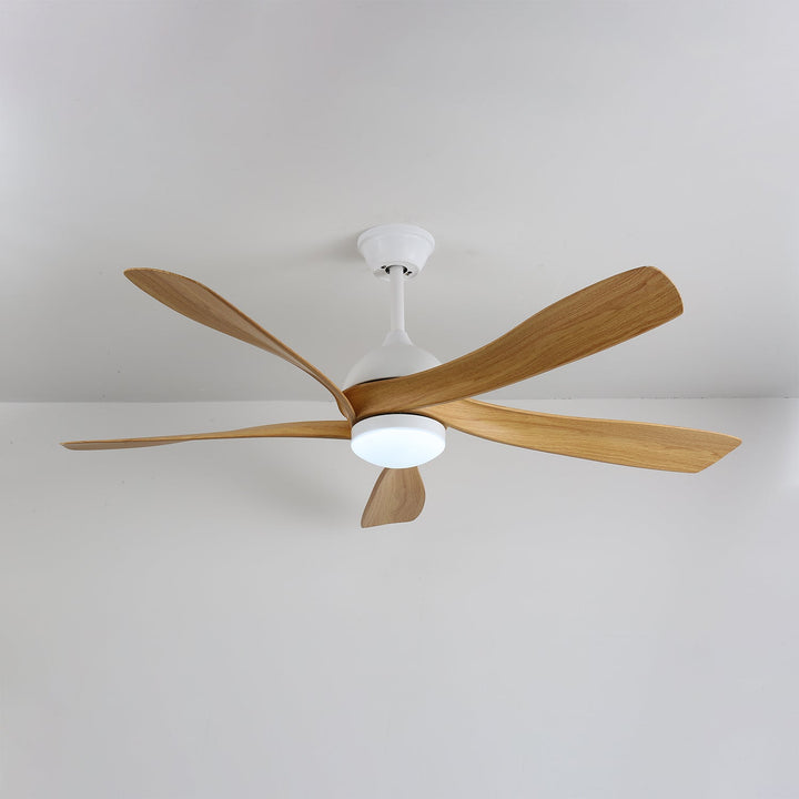 Plafonnier Ventilateur Sylven Moderne en Bois