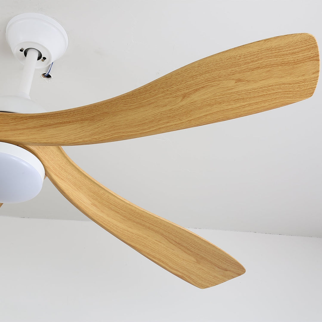 Plafonnier Ventilateur Sylven Moderne en Bois