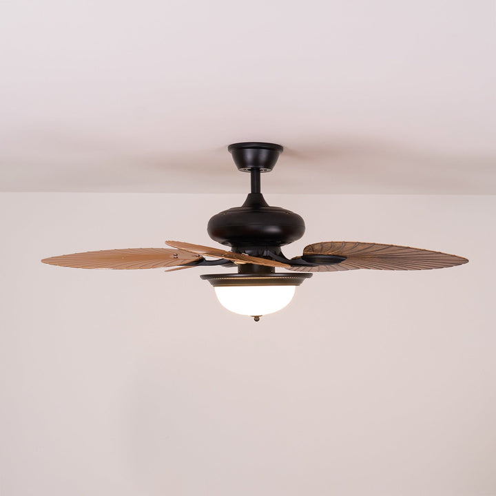 Plafonnier Ventilateur Virel en Bois Tropical