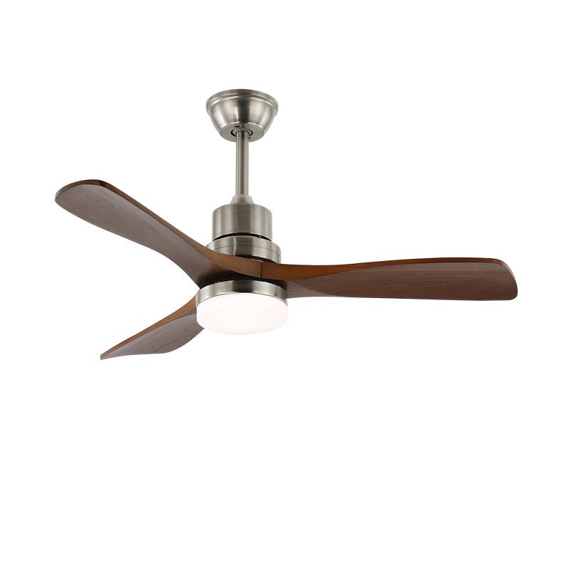 Ventilateur de Plafond Kaelen en Bois avec Lumière