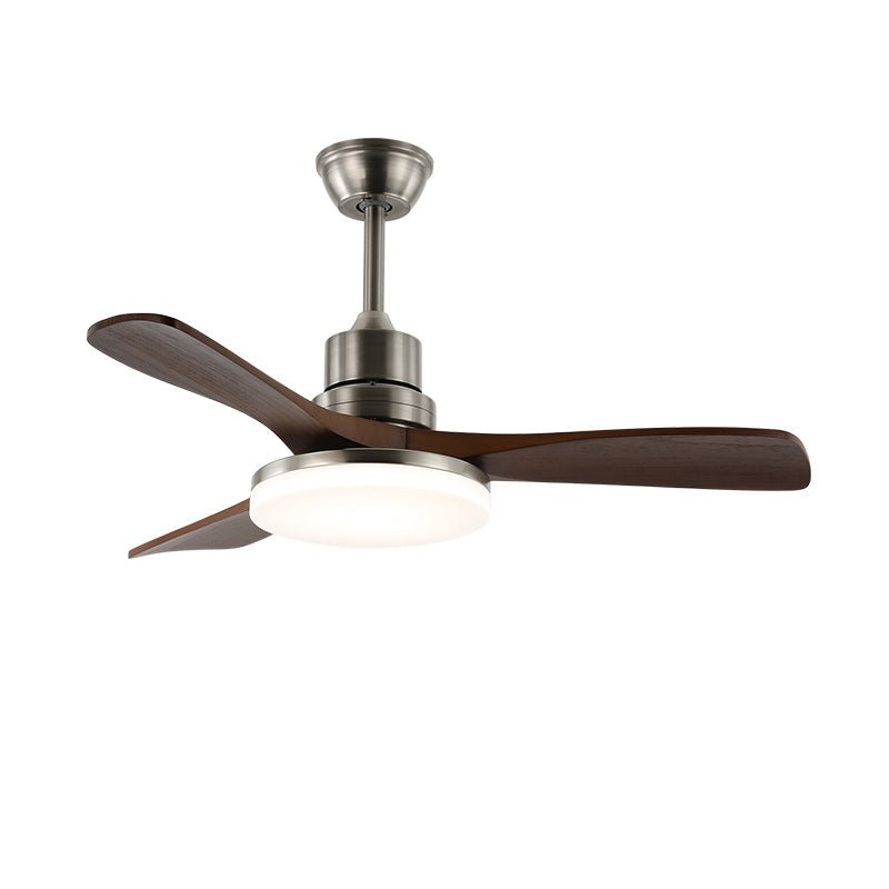 Ventilateur de Plafond Kaelen en Bois avec Lumière