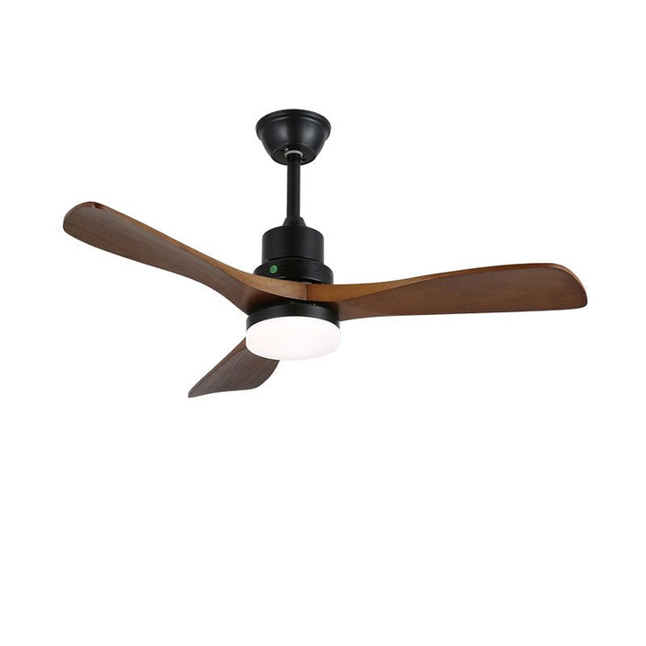 Ventilateur de Plafond Kaelen en Bois avec Lumière