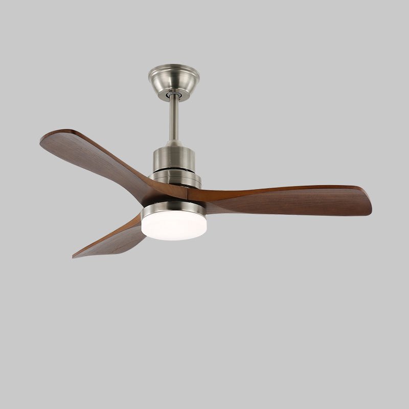 Ventilateur de Plafond Kaelen en Bois avec Lumière