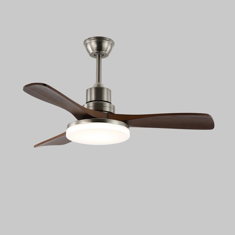 Ventilateur de Plafond Kaelen en Bois avec Lumière