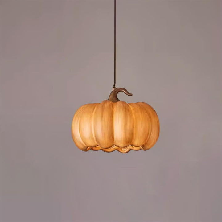 Duzy Pumpkin — Lampe Suspendue en Résine Vintage Japonaise