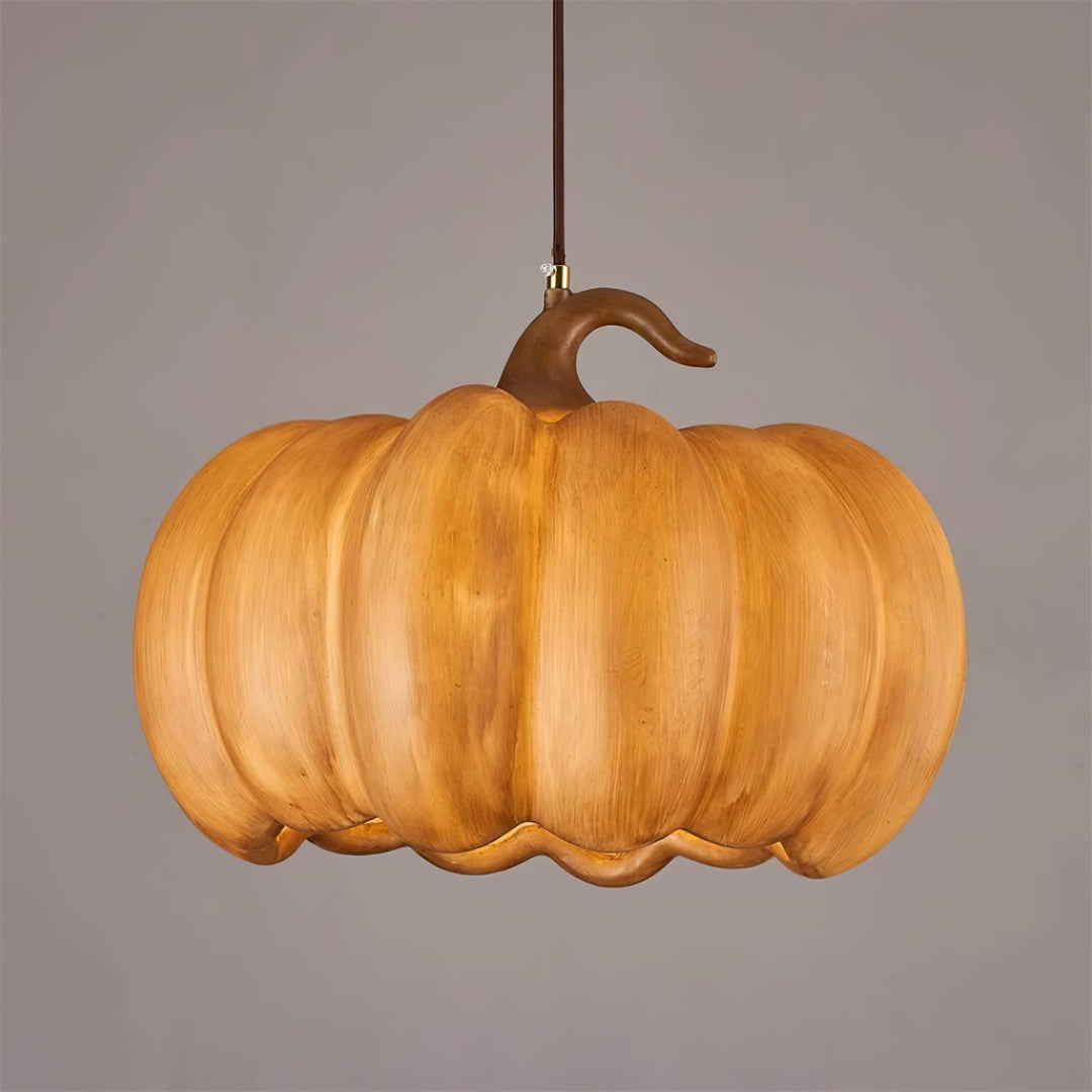 Duzy Pumpkin — Lampe Suspendue en Résine Vintage Japonaise