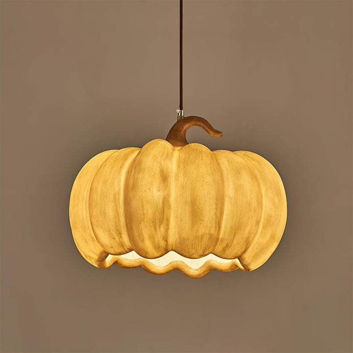 Duzy Pumpkin — Lampe Suspendue en Résine Vintage Japonaise