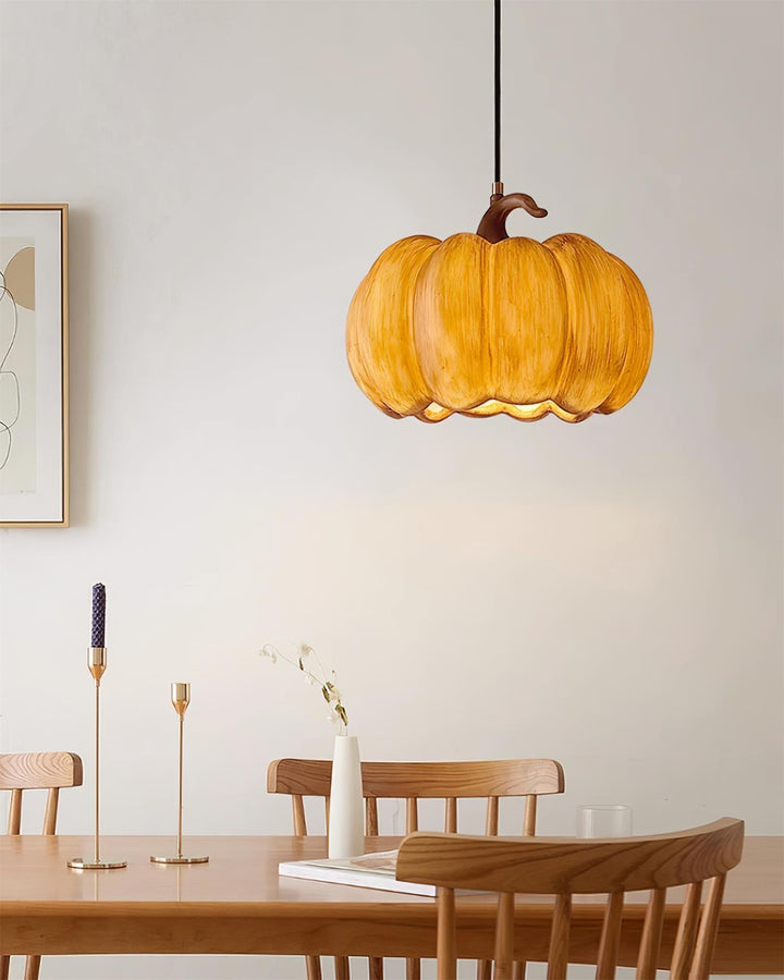 Duzy Pumpkin — Lampe Suspendue en Résine Vintage Japonaise