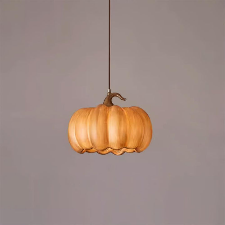 Duzy Pumpkin — Lampe Suspendue en Résine Vintage Japonaise