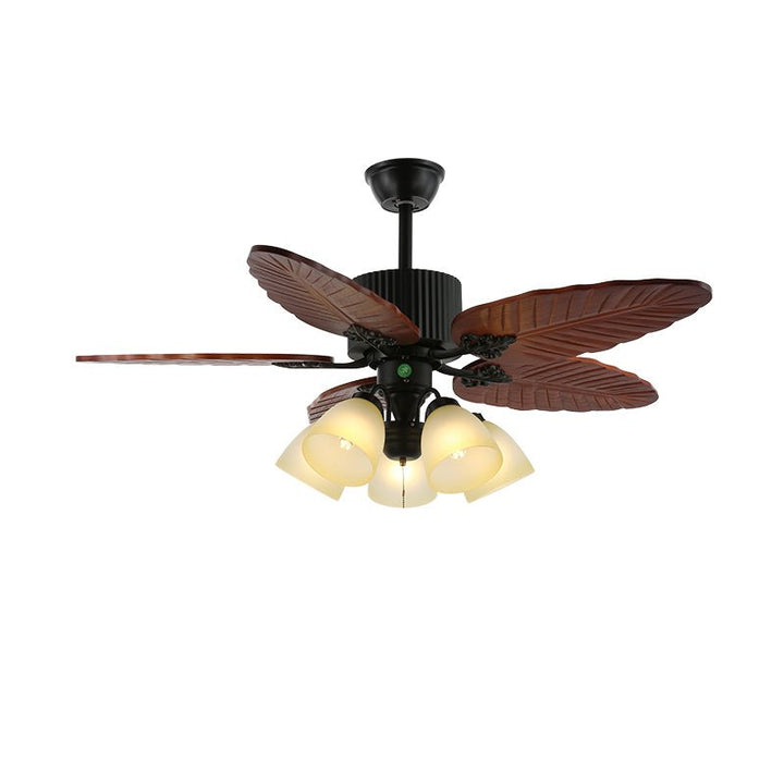 Ventilateur de Plafond Alistair avec Lumière et Pales en Bois