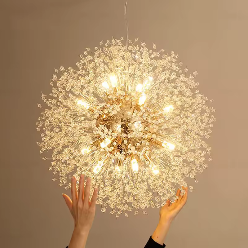 Pissenlit - Suspension Cristal Moderne LED