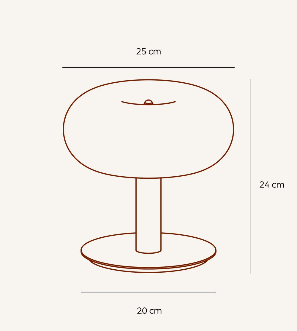 LUMIO — Lampe de table design champignon