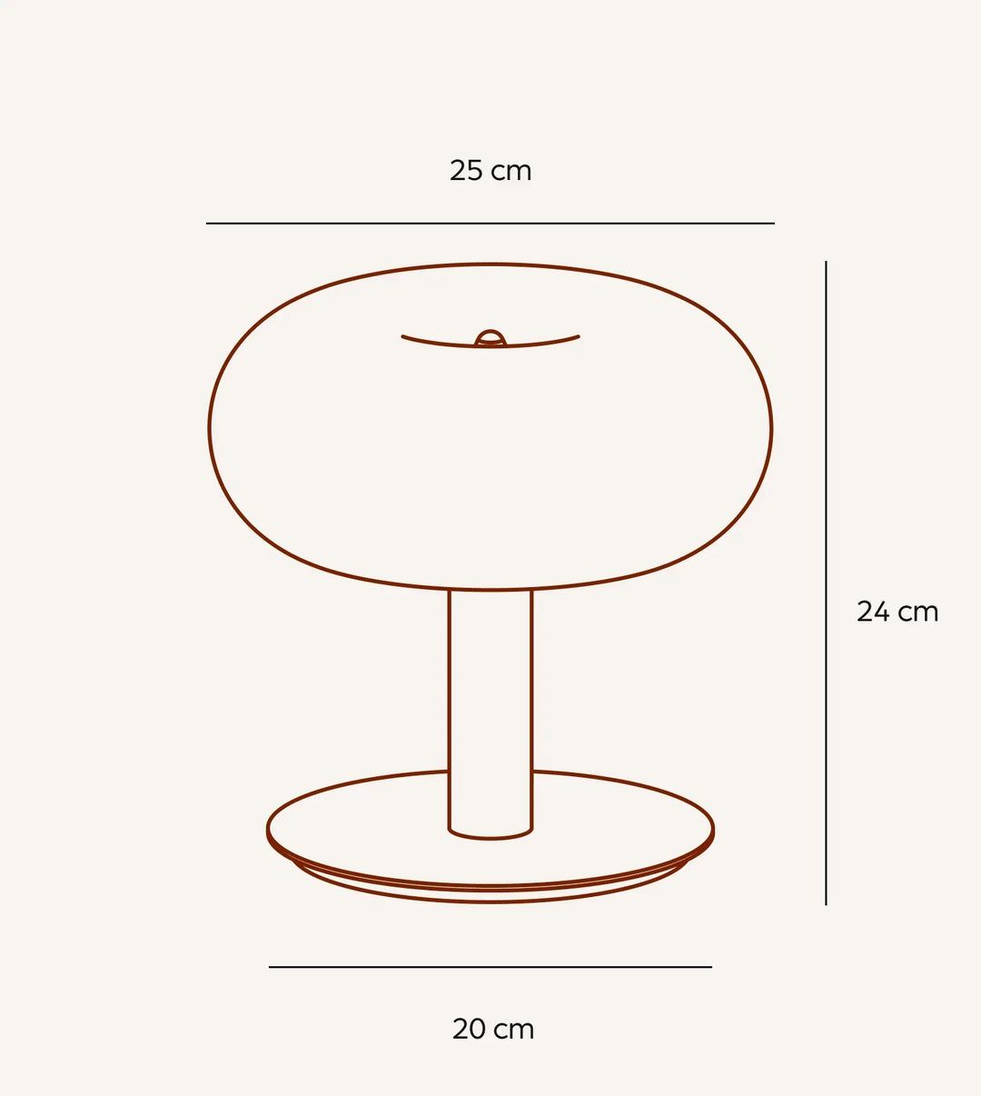 LUMIO — Lampe de table design champignon
