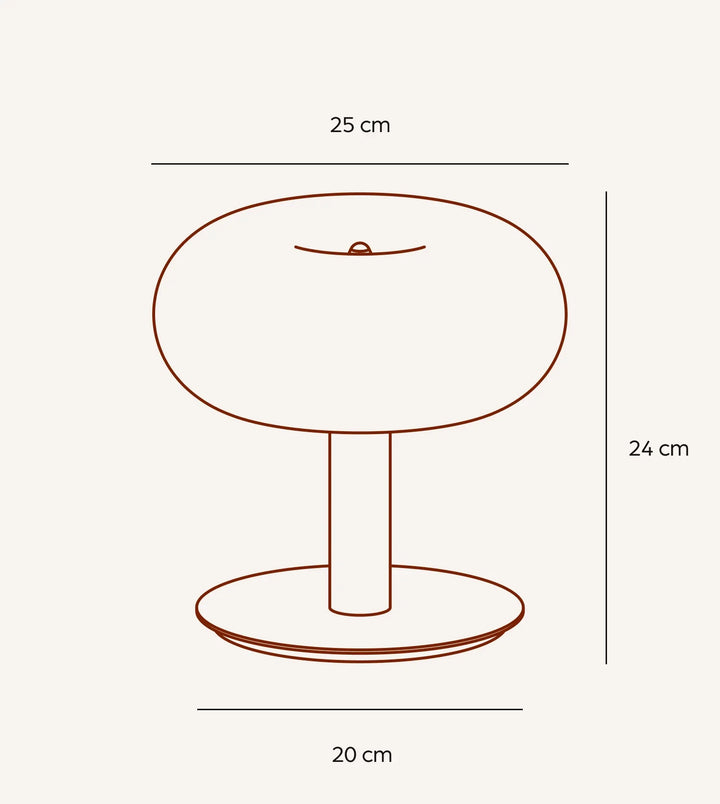 LUMIO — Lampe de table design champignon