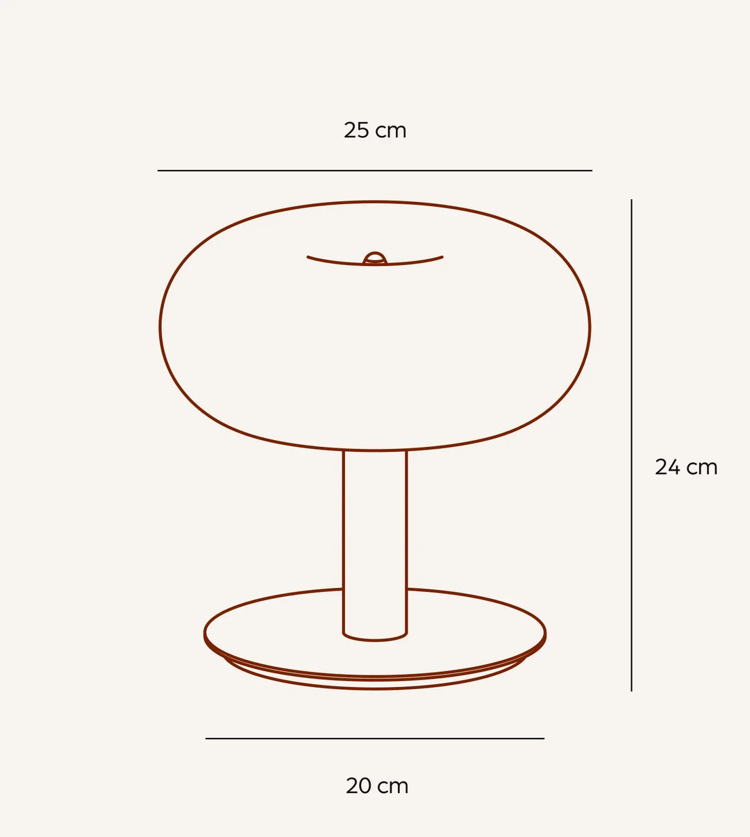 LUMIO — Lampe de table design champignon