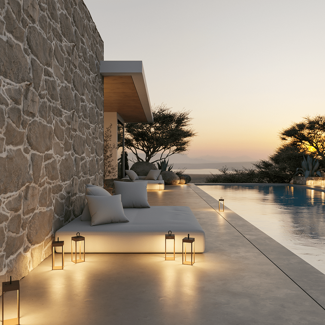 NERO — Lampe de table LED indoor/outdoor