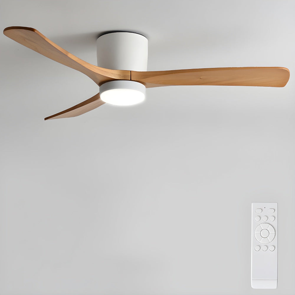 Plafonnier Ventilateur Moderne en Bois Elena