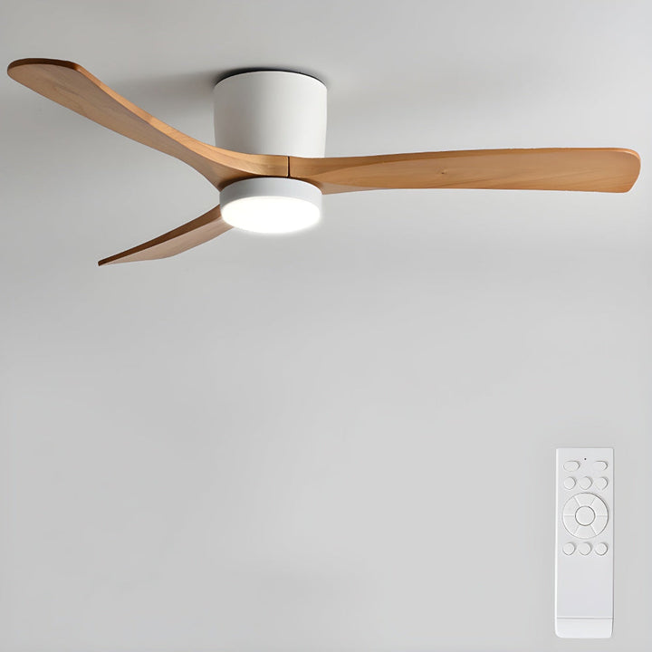 Plafonnier Ventilateur Moderne en Bois Elena