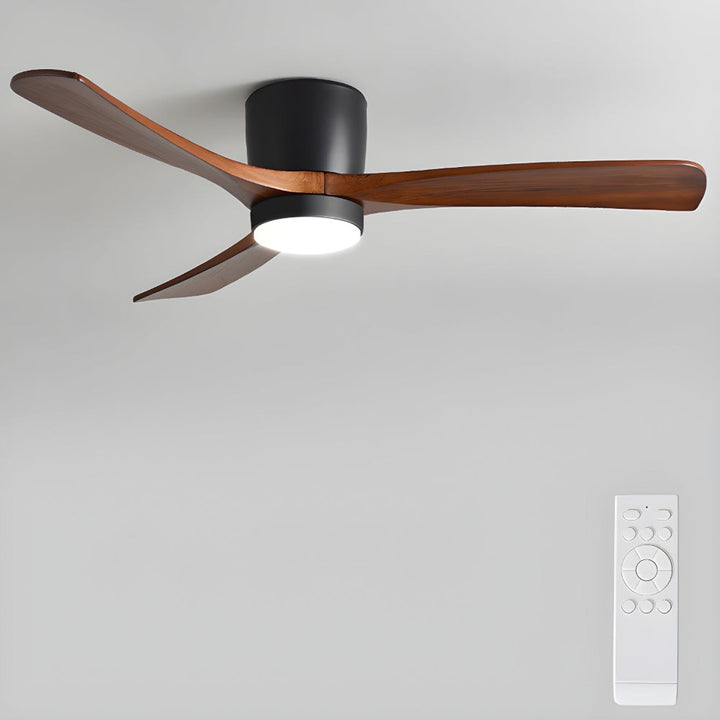 Plafonnier Ventilateur Moderne en Bois Elena