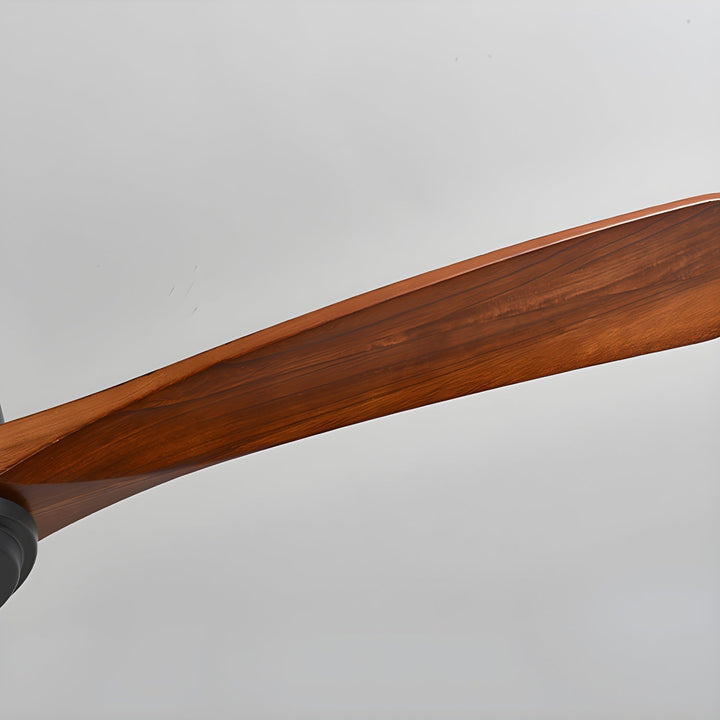 Ventilateur de Plafond Ezra en Bois avec Lumière