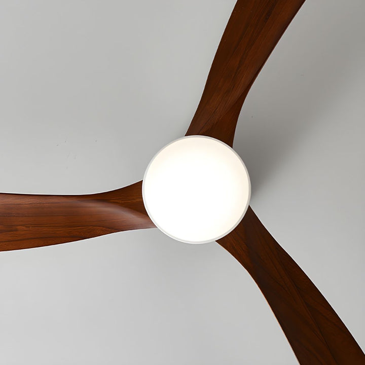 Ventilateur de Plafond Ezra en Bois avec Lumière
