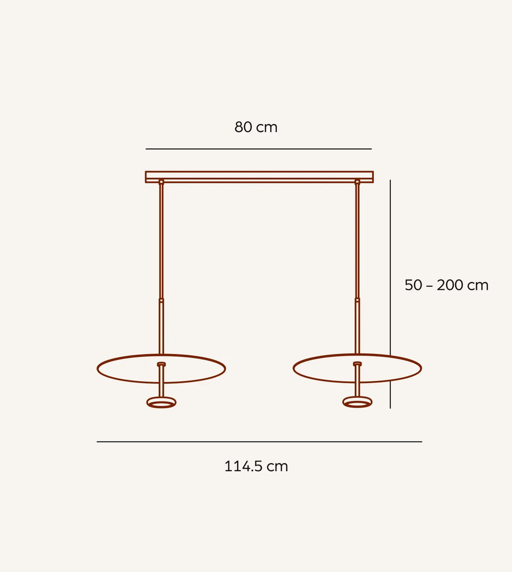 OLARA — Plafonnier LED rétro