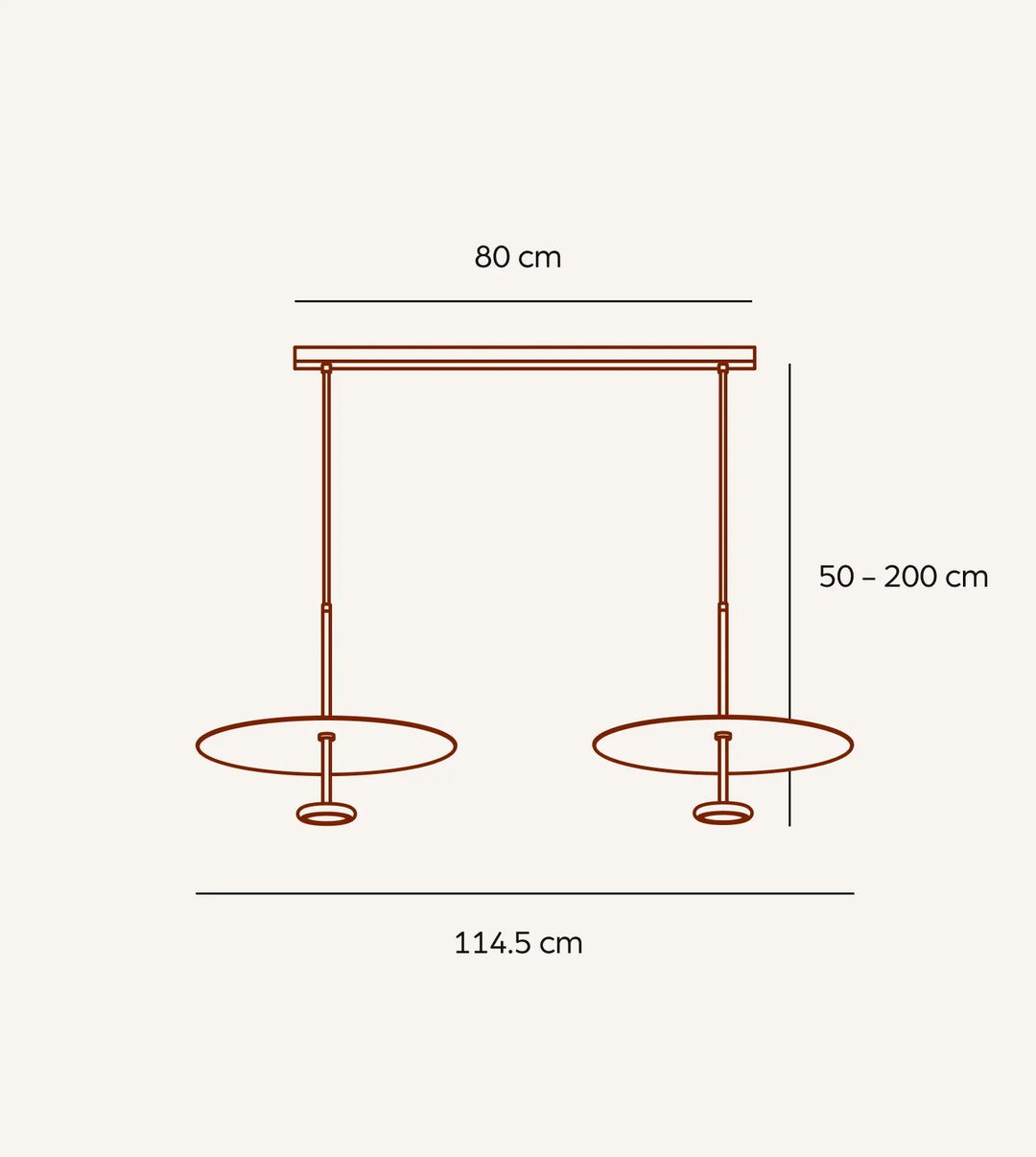 OLARA — Plafonnier LED rétro