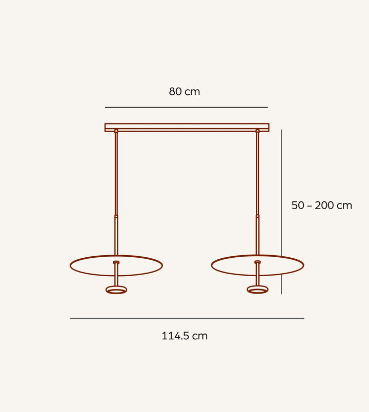OLARA — Plafonnier LED rétro