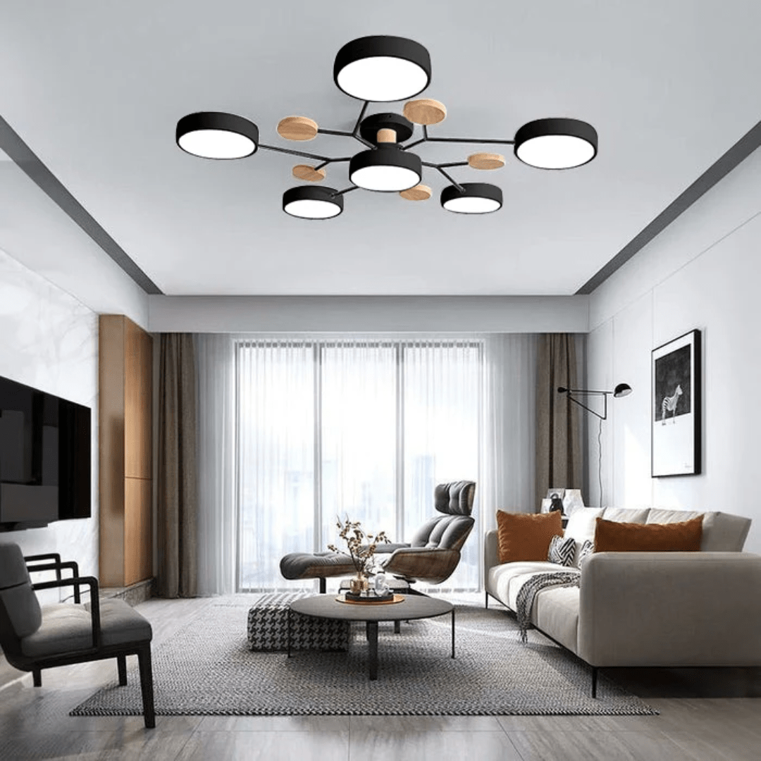 CEILUX - Plafonnier LED Rond au Design Minimaliste